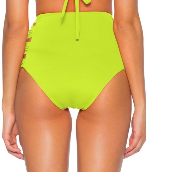 NWOT SOLUNA Clear Skies Eclipse High Waist Bikini Bottom - Picture 2 of 7